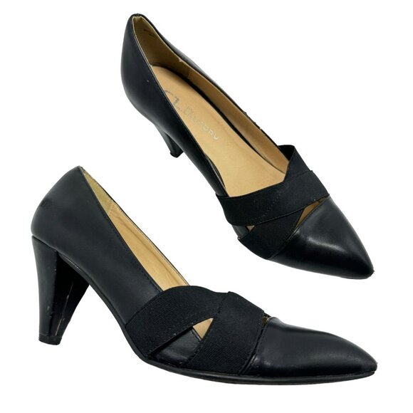 CL Chinese Laundry Aliza Strappy Pumps Heels 8 Old Money Quiet Luxury Minimalist - Picture 1 of 12